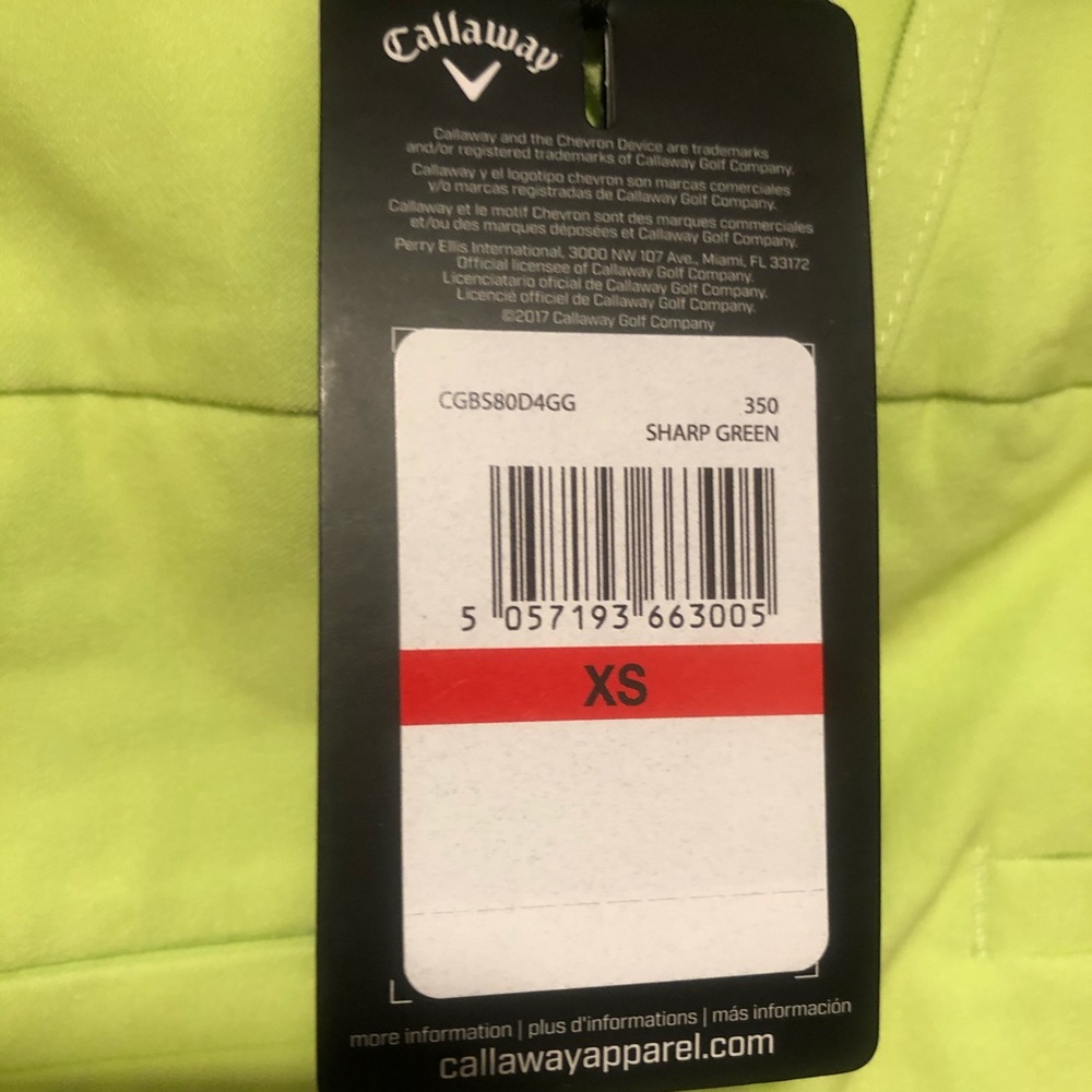 NWT Callaway Women’s Stretch Golf Shorts - Picture 6 of 12